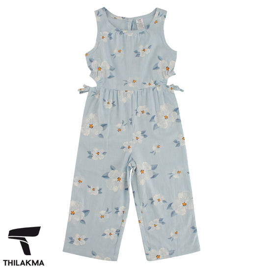 Cut Waist Girls Jumpsuit
