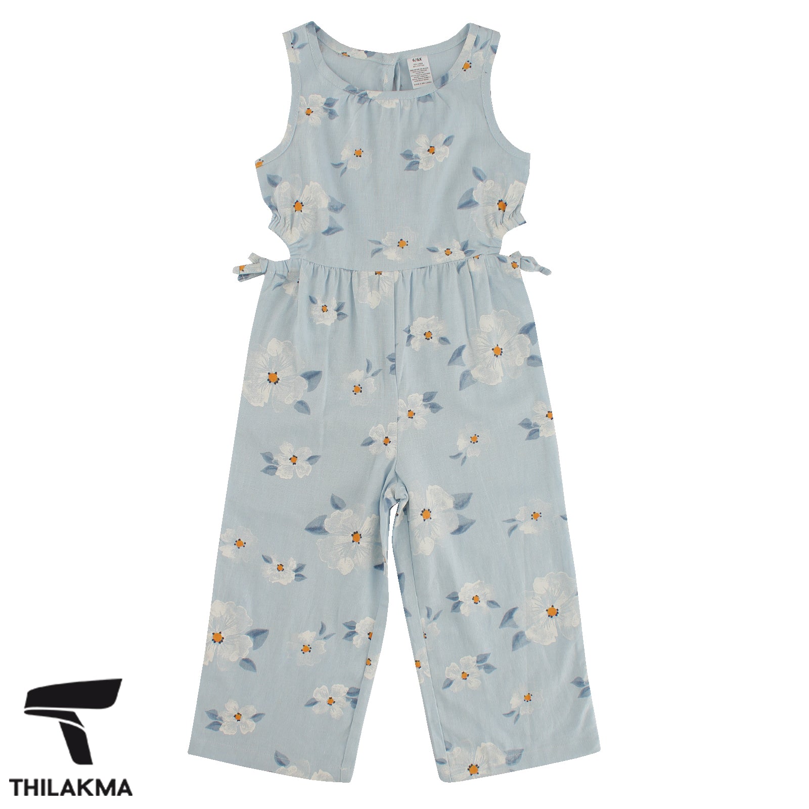 Cut Waist Girls Jumpsuit