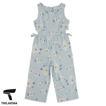 Cut Waist Girls Jumpsuit