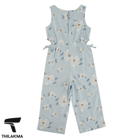 Cut Waist Girls Jumpsuit