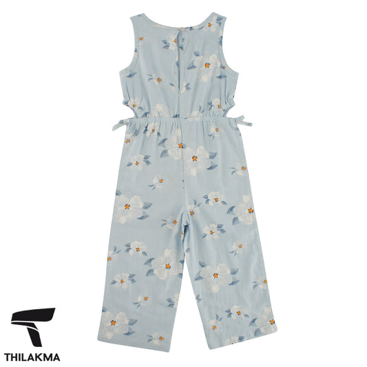 Cut Waist Girls Jumpsuit