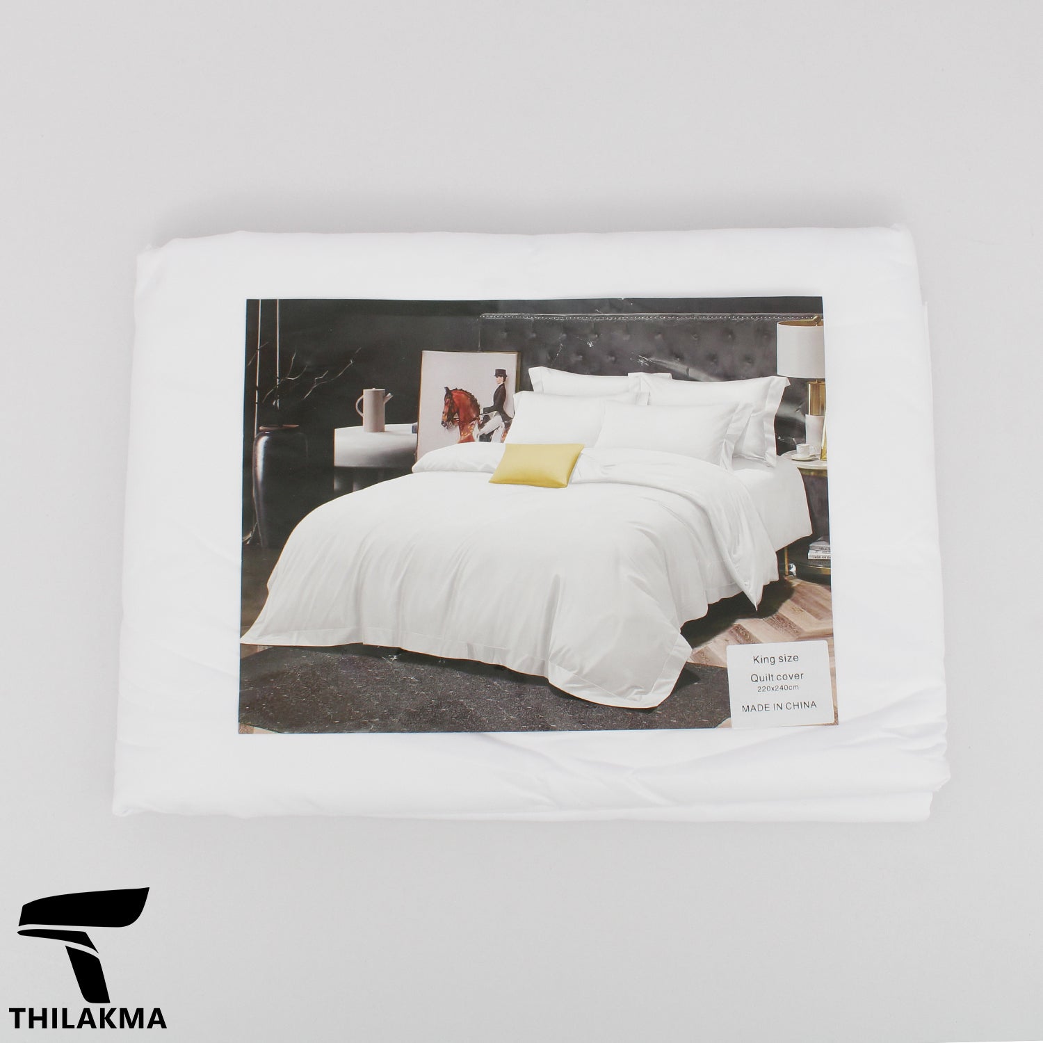 White Quilt Cover 220 X 240 cm