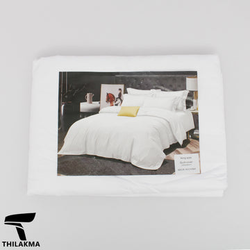 White Quilt Cover 220 X 240 cm