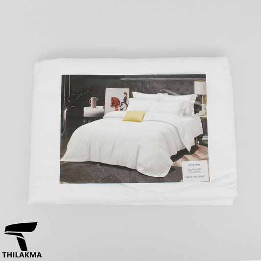 White Quilt Cover 220 X 240 cm