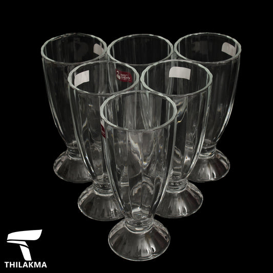 Glass Dessert Cup Set / Sundae Glass Cups - 6Pcs