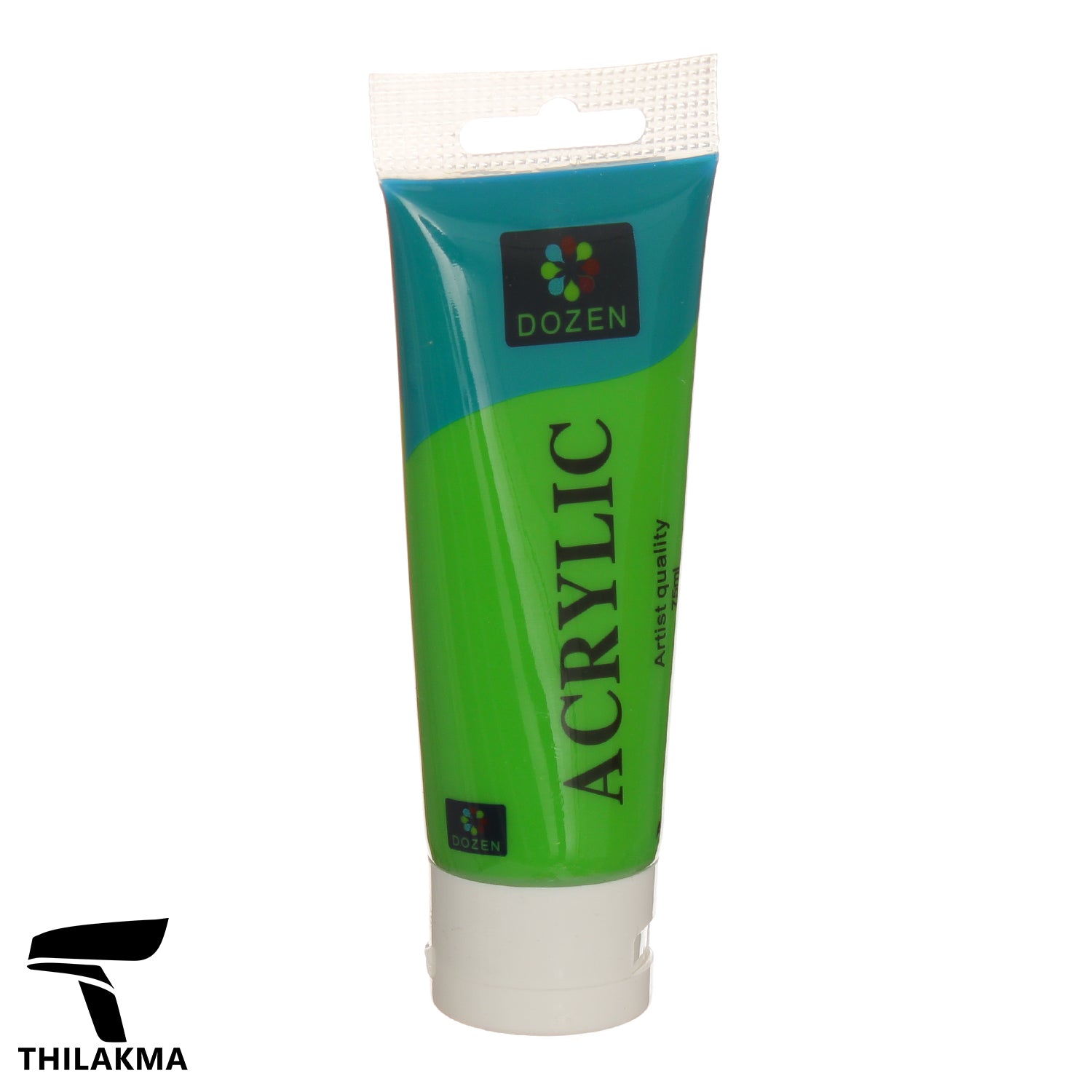 Acrylic Colour Paint Tube 75ml - Green