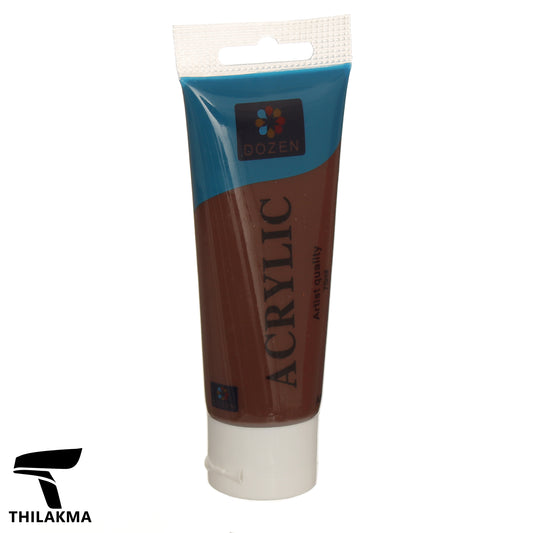 Acrylic Colour Paint Tube 75ml - Brown