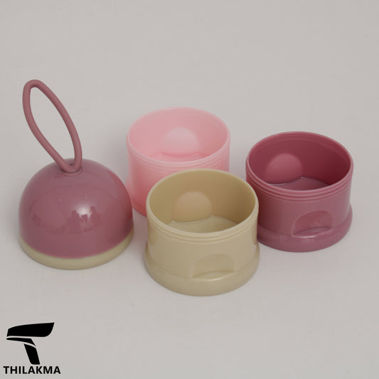 Portable Baby Milk Powder Storage Container - 3 Layers