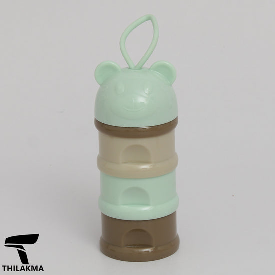Portable Baby Milk Powder Storage Container - 3 Layers