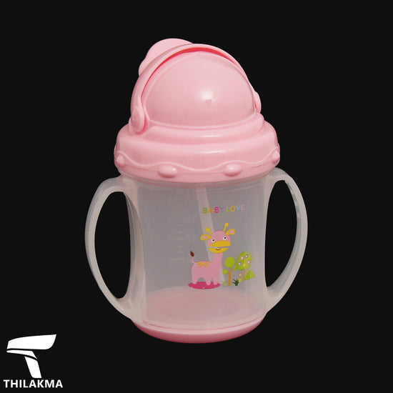 Baby Sipper Cup / Sippy Cup with Soft Silicone Straw