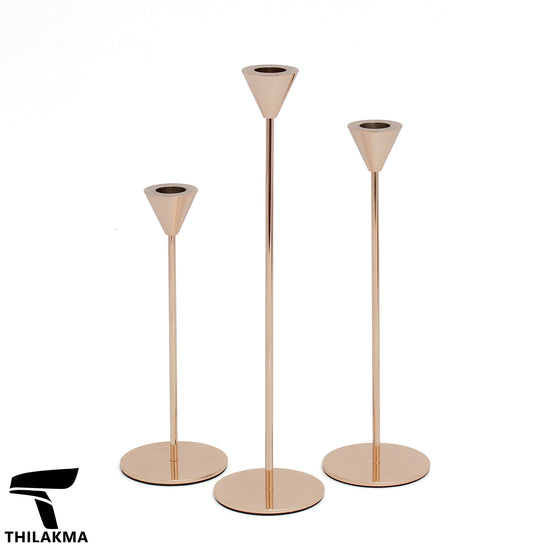3pcs Metal Candle Holder Set