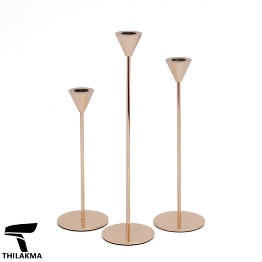 3pcs Metal Candle Holder Set