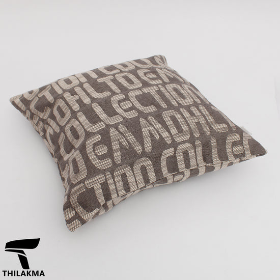 Letter Print Cushion Cover