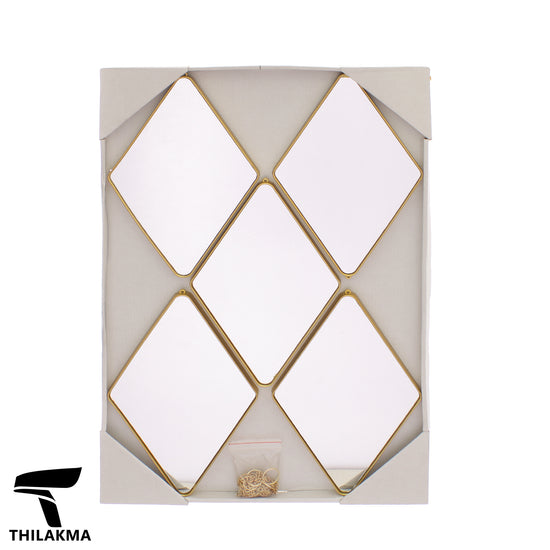 Hangable Decorative Mirror - 5 pcs