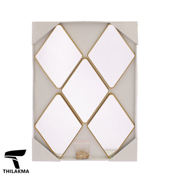 Hangable Decorative Mirror - 5 pcs