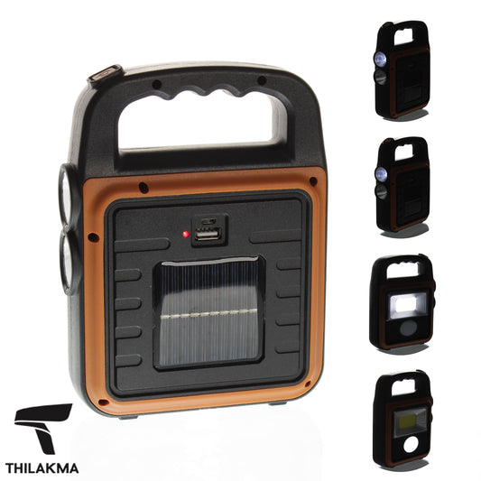 Multi Source Portable Solar Lamp