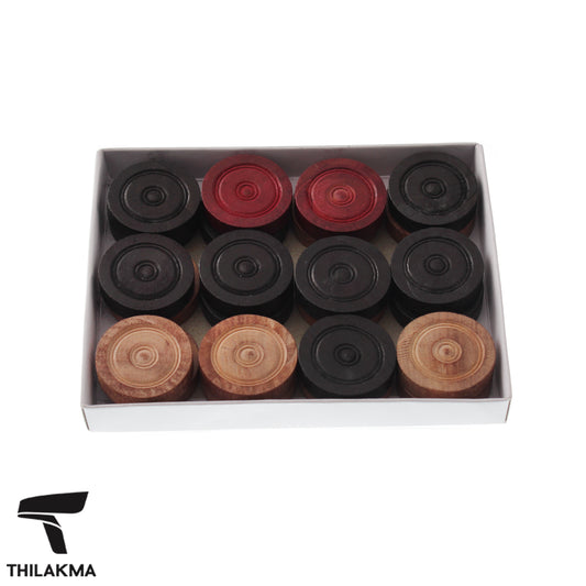 Carrom Coin Set - 24pcs