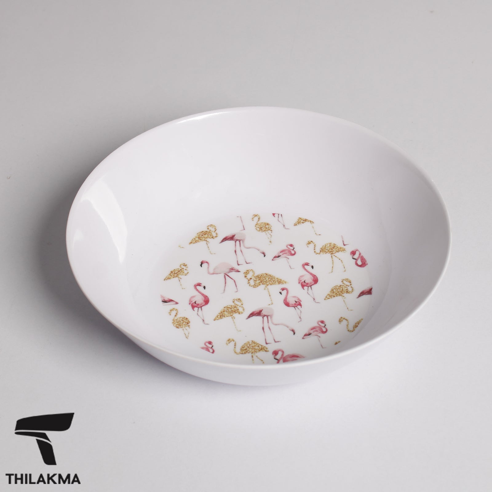 Melamine Curry Bowl - Flamingo