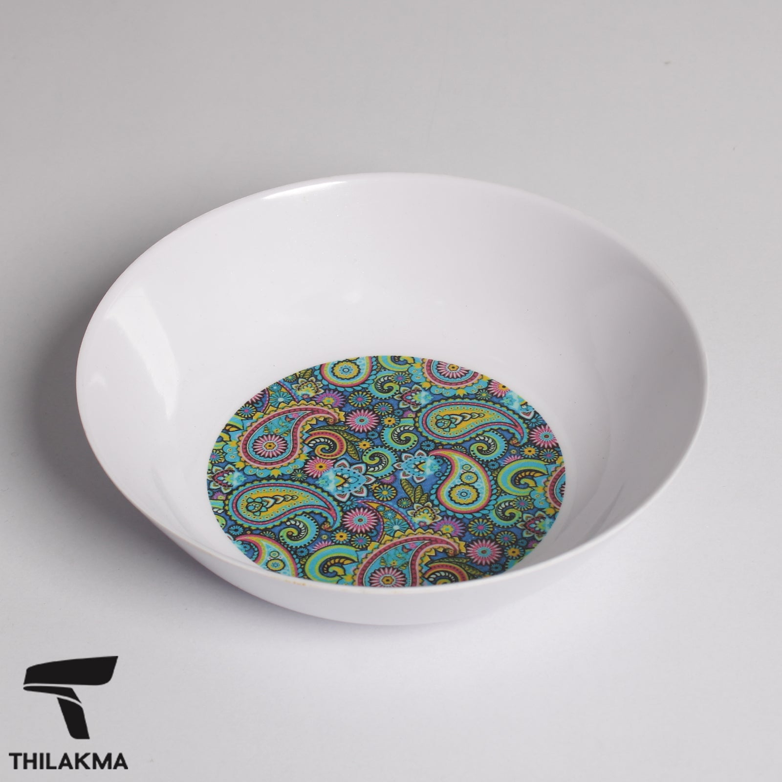 Pattern Melamine Curry Bowl