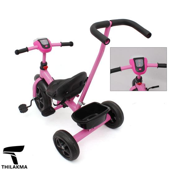 Tricycle with Parent Push Handle