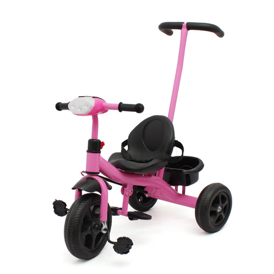 Tricycle with Parent Push Handle