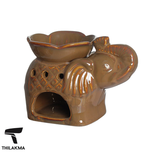 Resin Elephant Ceramic Oil Burner