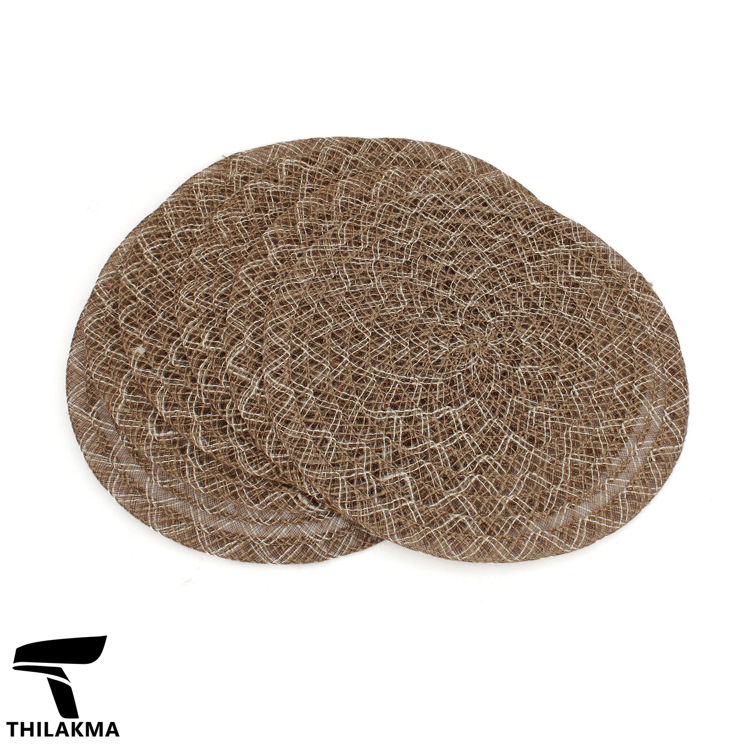 6pcs Round Table Mat Set