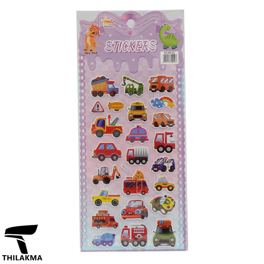 Vehicle Sticker Sheet