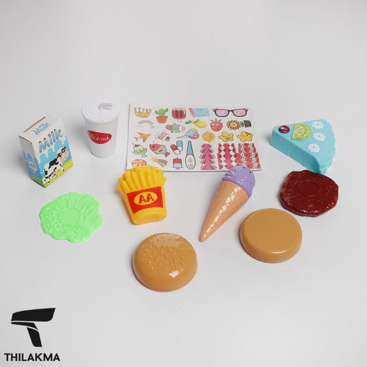 Toy Hamburger Set -  8pcs