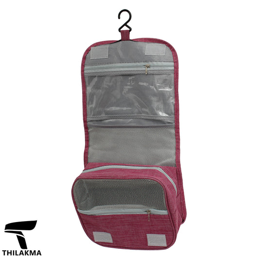 Portable Makeup Cosmetic Bag with Hanging Hook