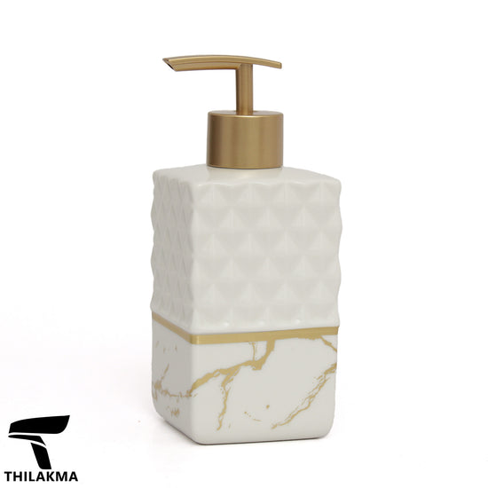 Square Shape Textured Soap Dispenser - 400ML