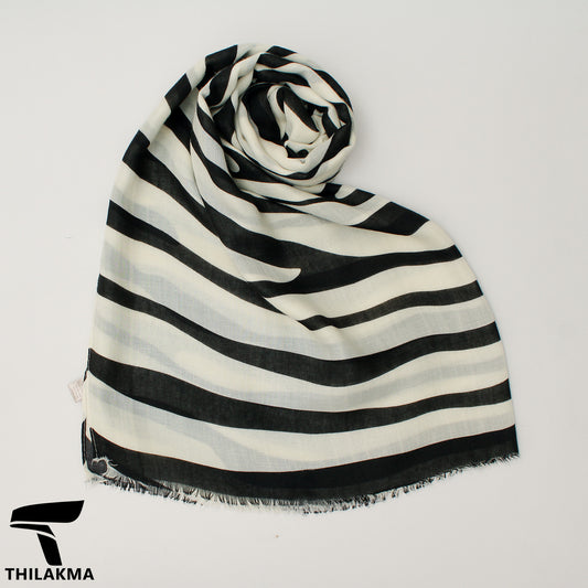 Ladies Striped Scarf