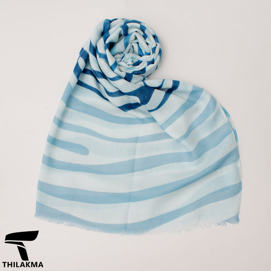 Ladies Striped Scarf
