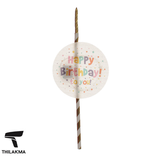 Light Up Birthday Cake Candle & Topper