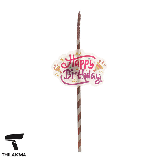 Light Up Birthday Cake Candle & Topper