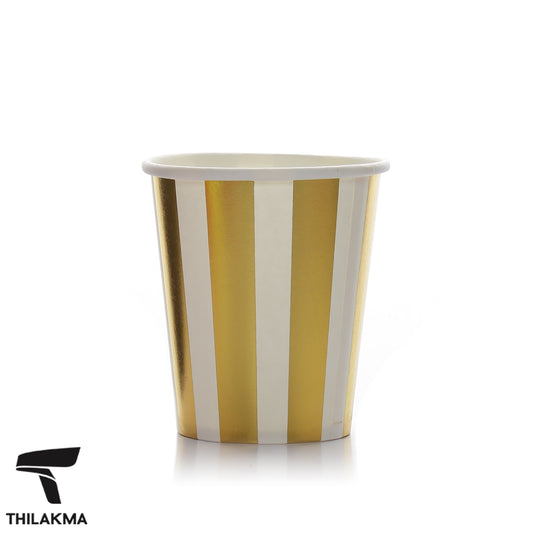 Stripe Party Cup - 10Pcs