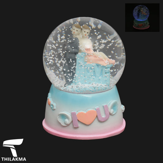 Snowflake Light Up Couple Ornament