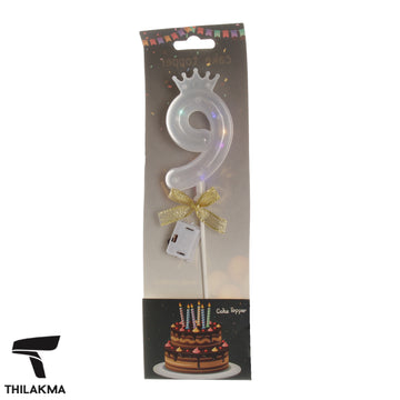 Light Up Number Cake Topper