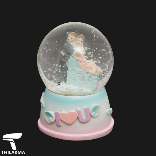 Snowflake Light Up Couple Ornament