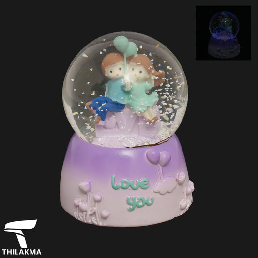 Snowflake Light Up Couple Ornament