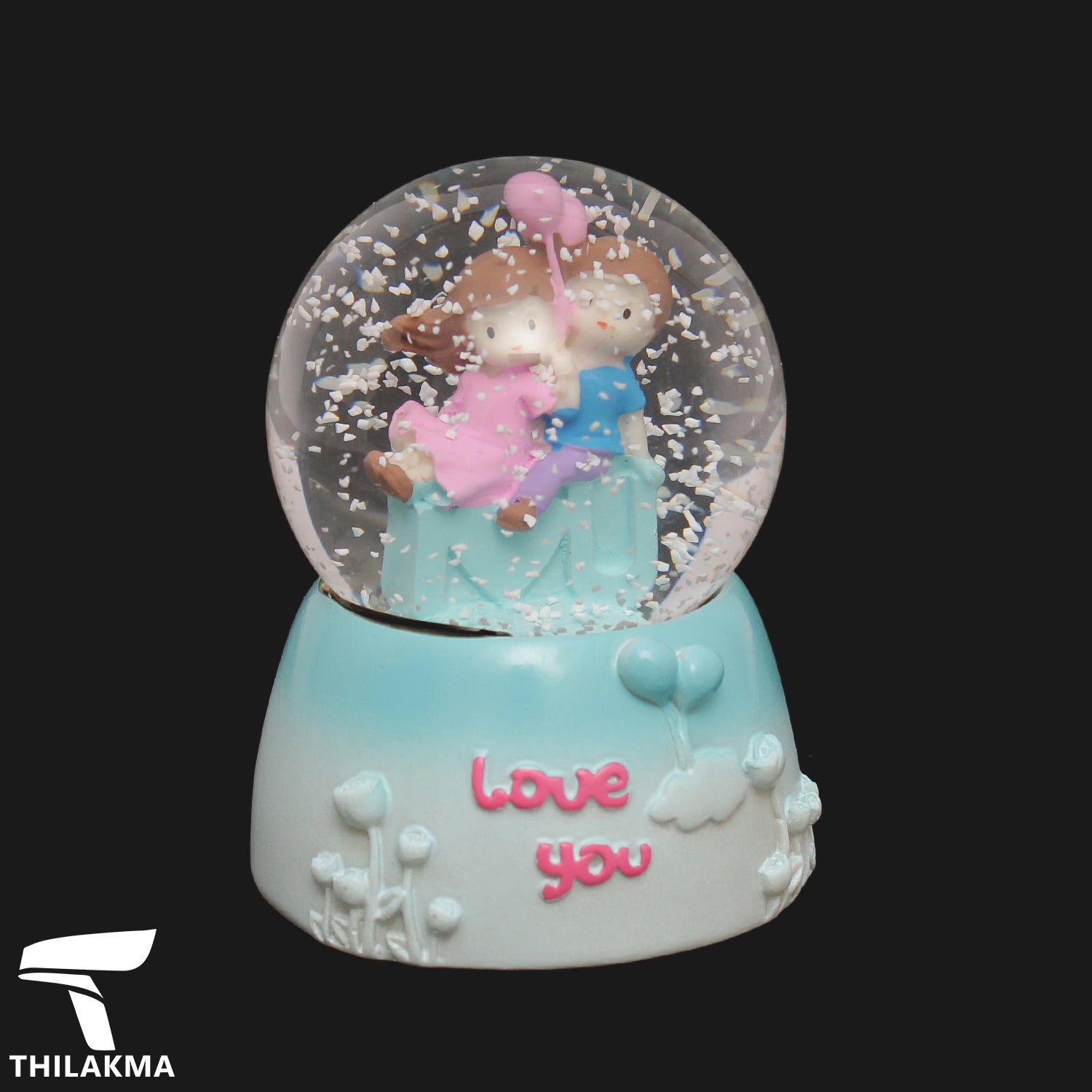 Snowflake Light Up Couple Ornament