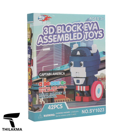 3D Block Eva Assembled Toy