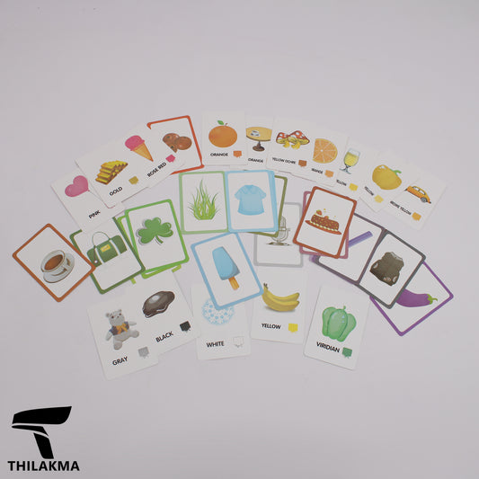 Colour Flash Cards Set  - 36 pcs
