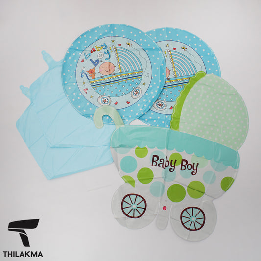 Baby Boy Foil Balloon Set