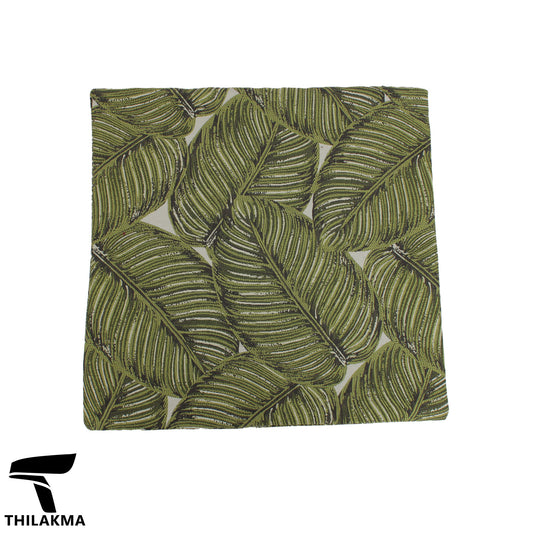 Leaf Print Cushion Cover