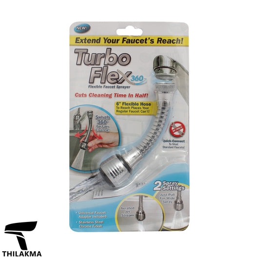 Turbo Flex 360 Flexible Faucet Sprayer