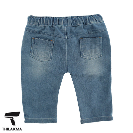 Girls Ripped Denim Pant / Kids Denim Trouser