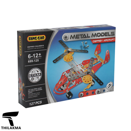 Toy Assemble Metal Model Aircraft