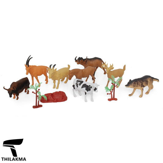 Toy Wild Animal Set