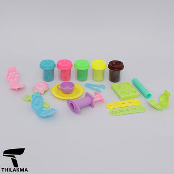Toy Color Dough Doughnut Play Set